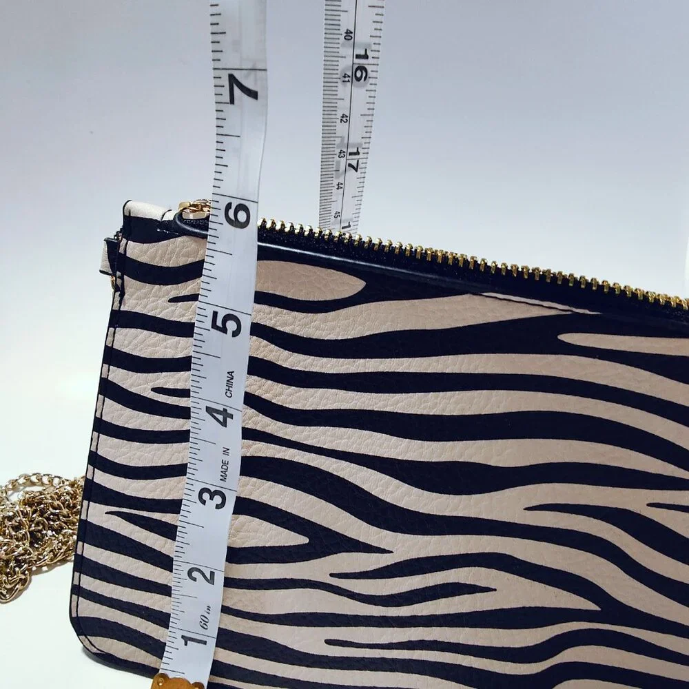Women's Zebra‎ Crossbody Chain Small Purse